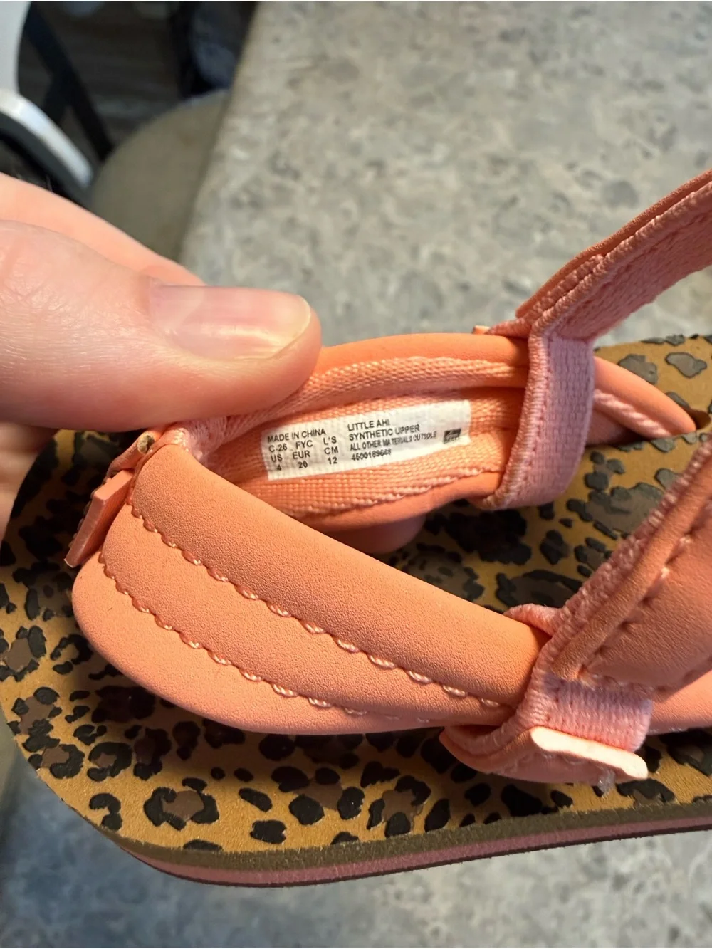 Toddler Reef Cheetah Sandals